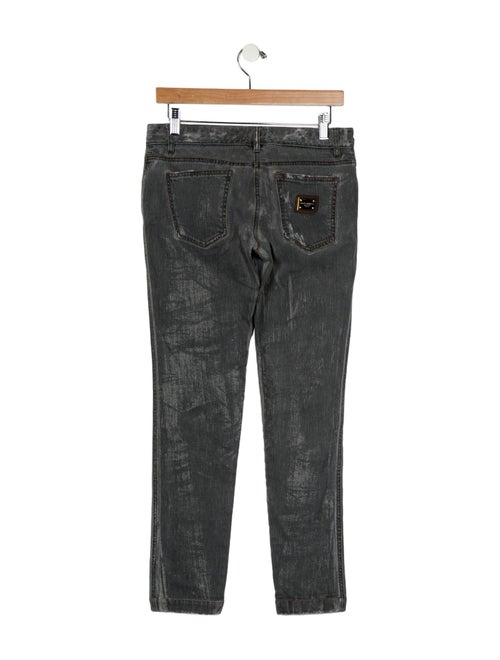 Dolce & Gabbana Mid-Rise Straight Leg Jeans