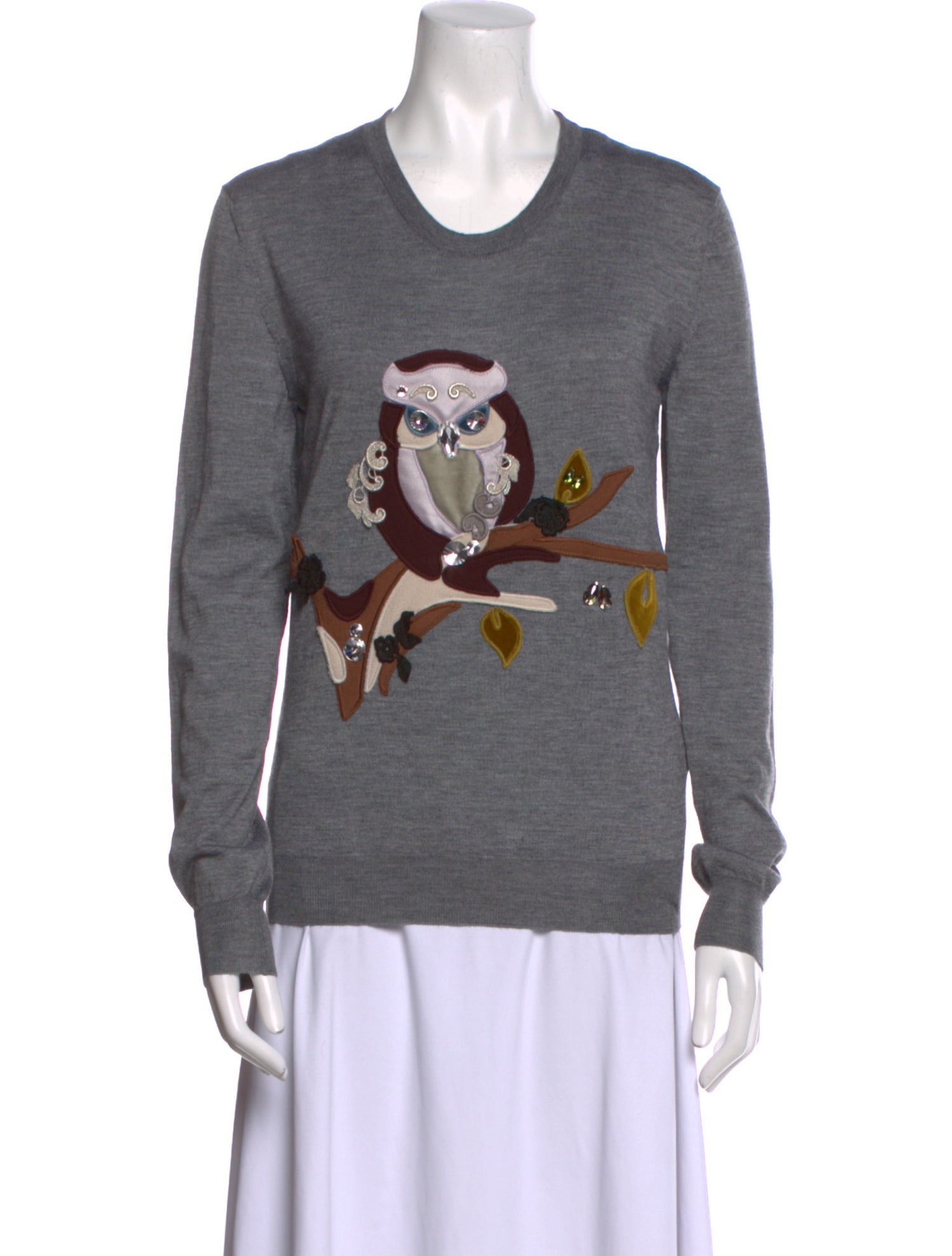 Dolce & Gabbana Cashmere Graphic Print Sweater w/ Tags