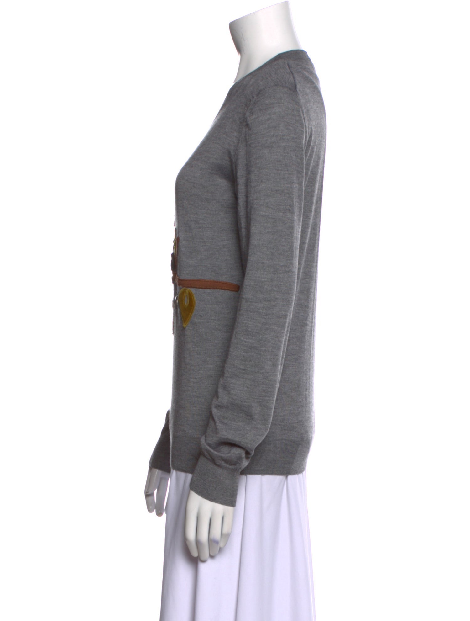 Dolce & Gabbana Cashmere Graphic Print Sweater w/ Tags