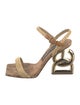 Dolce & Gabbana Straw Sandals