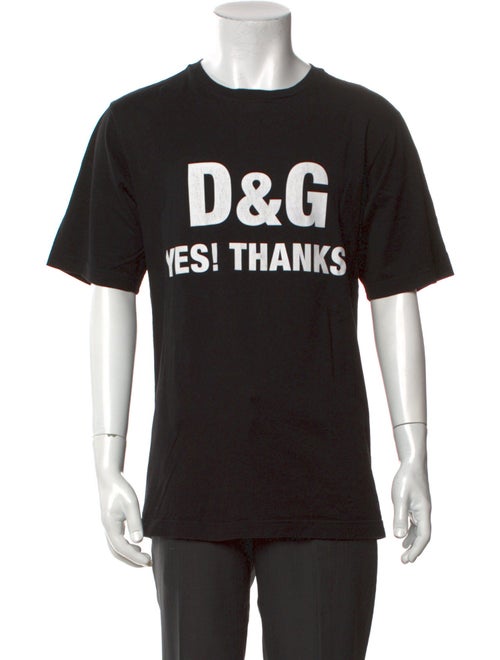Dolce & Gabbana Graphic Print Crew Neck T-Shirt