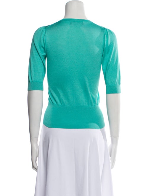 Dolce & Gabbana Silk Square Neckline Top