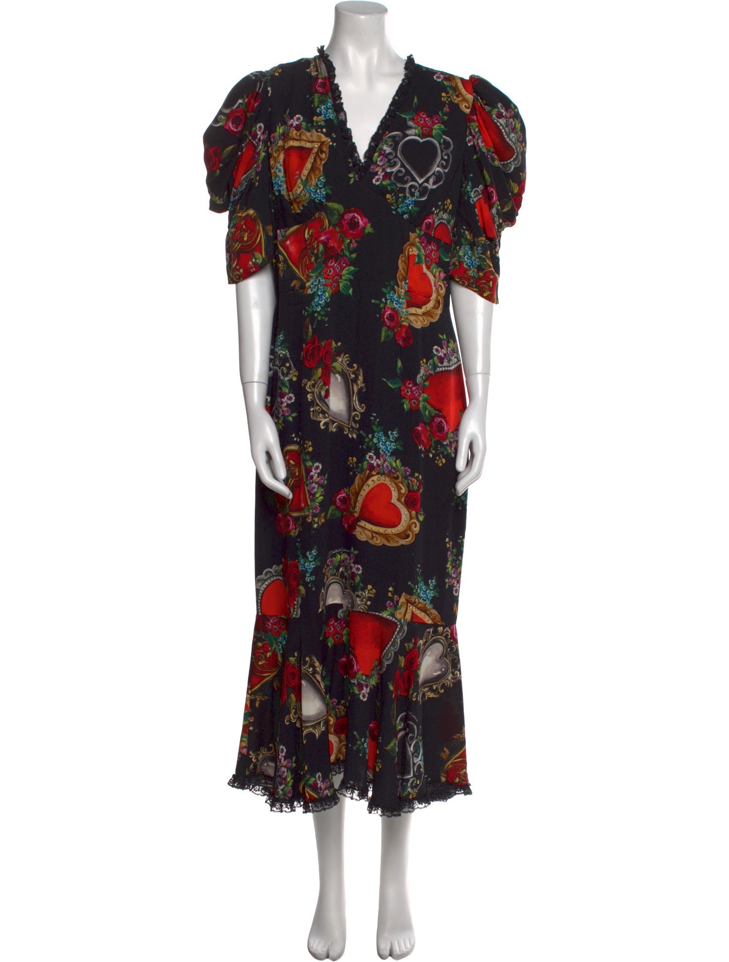 Dolce & Gabbana Silk Long Dress