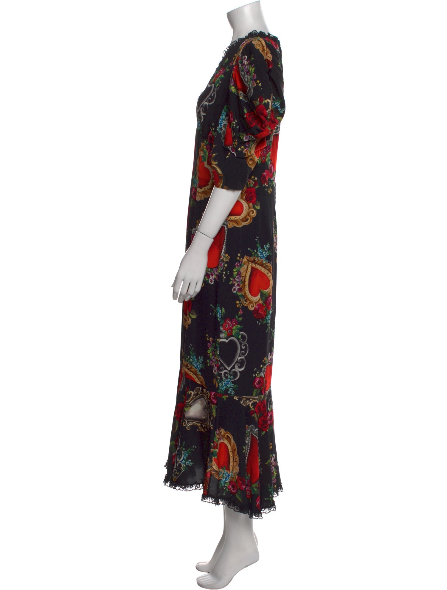 Dolce & Gabbana Silk Long Dress