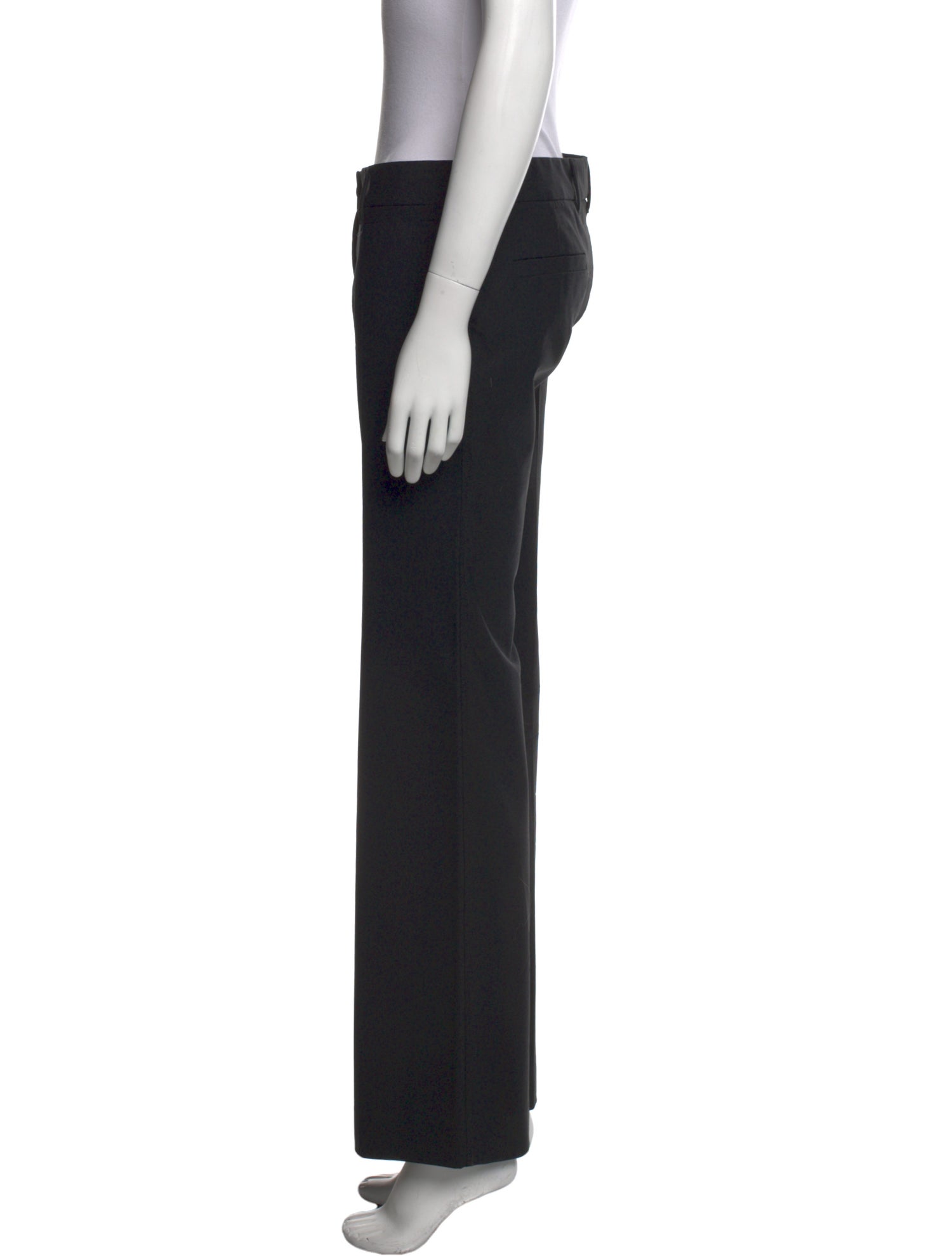 Dolce & Gabbana Virgin Wool Wide Leg Pants