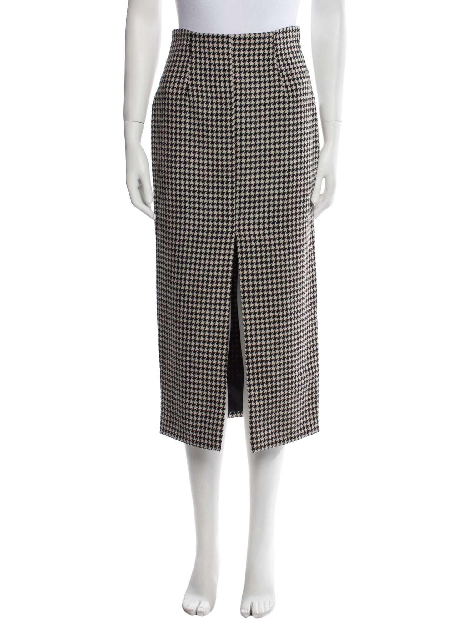 Dolce & Gabbana Virgin Wool Midi Length Skirt