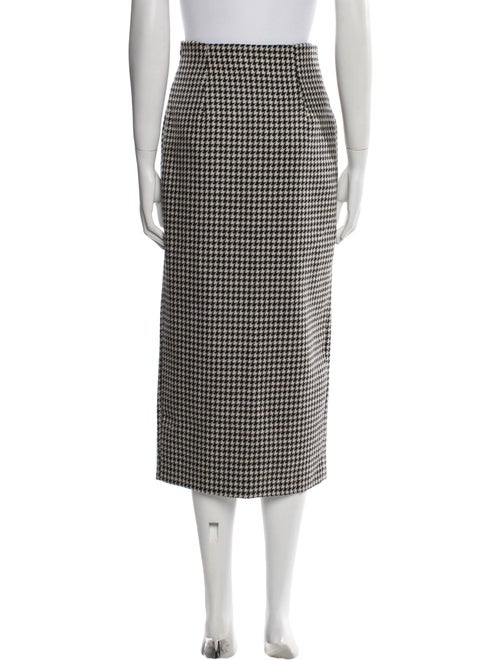 Dolce & Gabbana Virgin Wool Midi Length Skirt