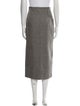 Dolce & Gabbana Virgin Wool Midi Length Skirt