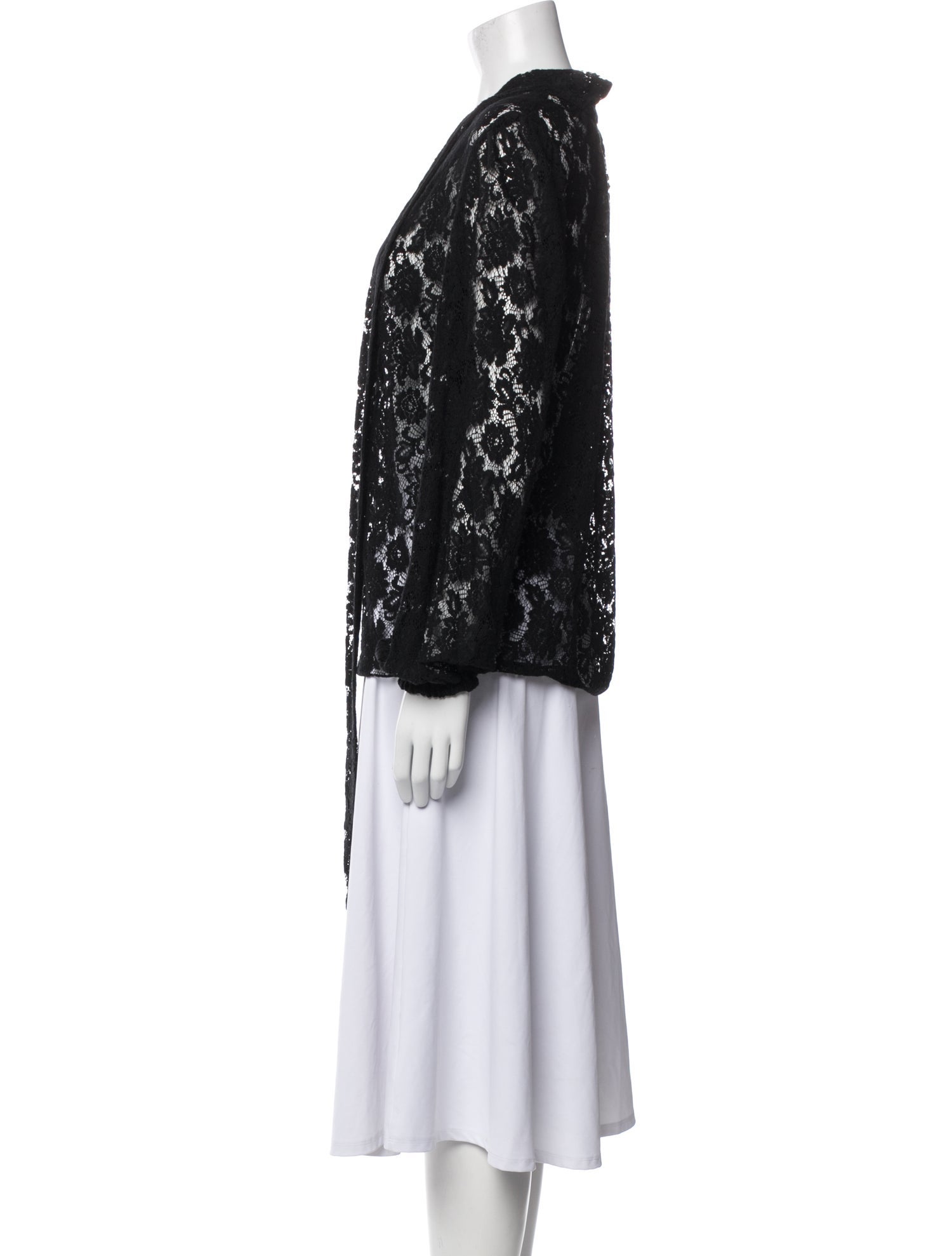 Dolce & Gabbana Lace Pattern V-Neck Tunic