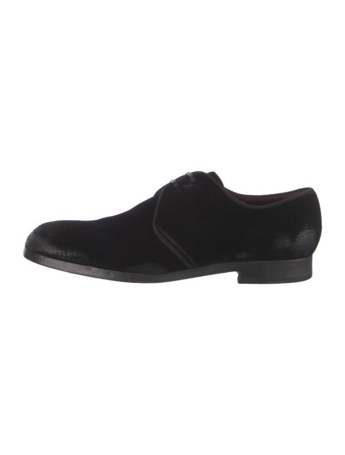 Dolce & Gabbana Velvet Dress Loafers