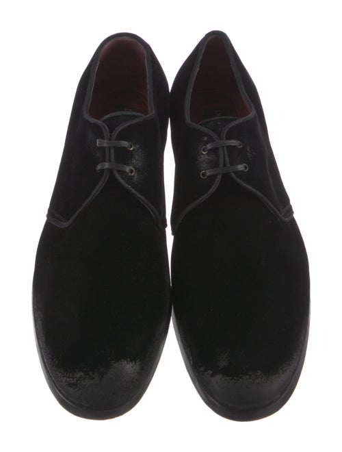Dolce & Gabbana Velvet Dress Loafers
