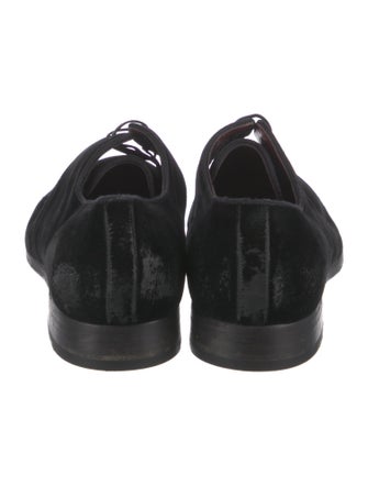 Dolce & Gabbana Velvet Dress Loafers