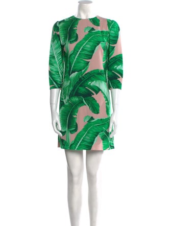 Dolce & Gabbana Printed Mini Dress