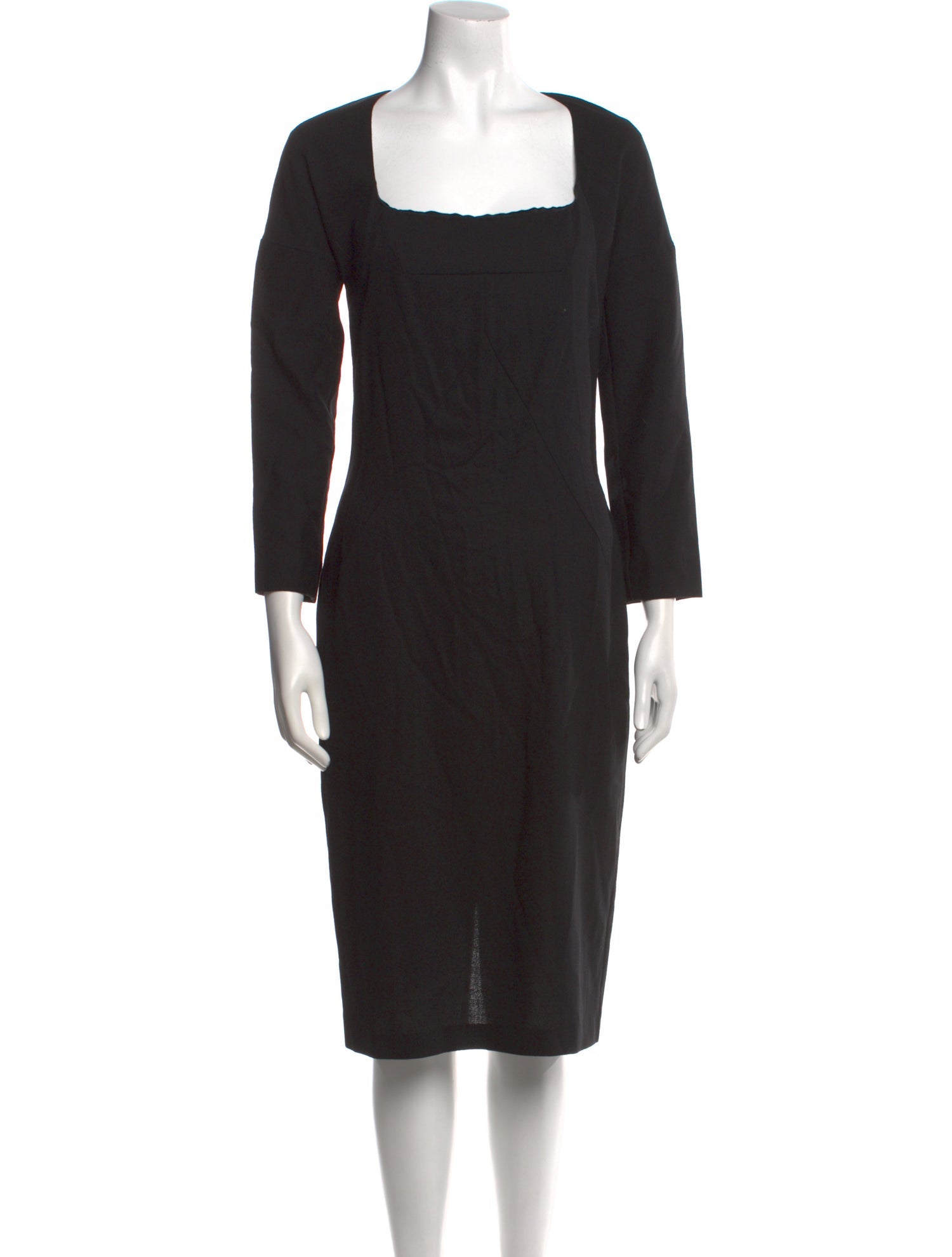 Dolce & Gabbana Wool Midi Length Dress