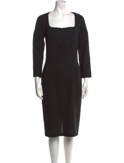 Dolce & Gabbana Wool Midi Length Dress