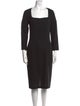 Dolce & Gabbana Wool Midi Length Dress