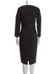 Dolce & Gabbana Wool Midi Length Dress