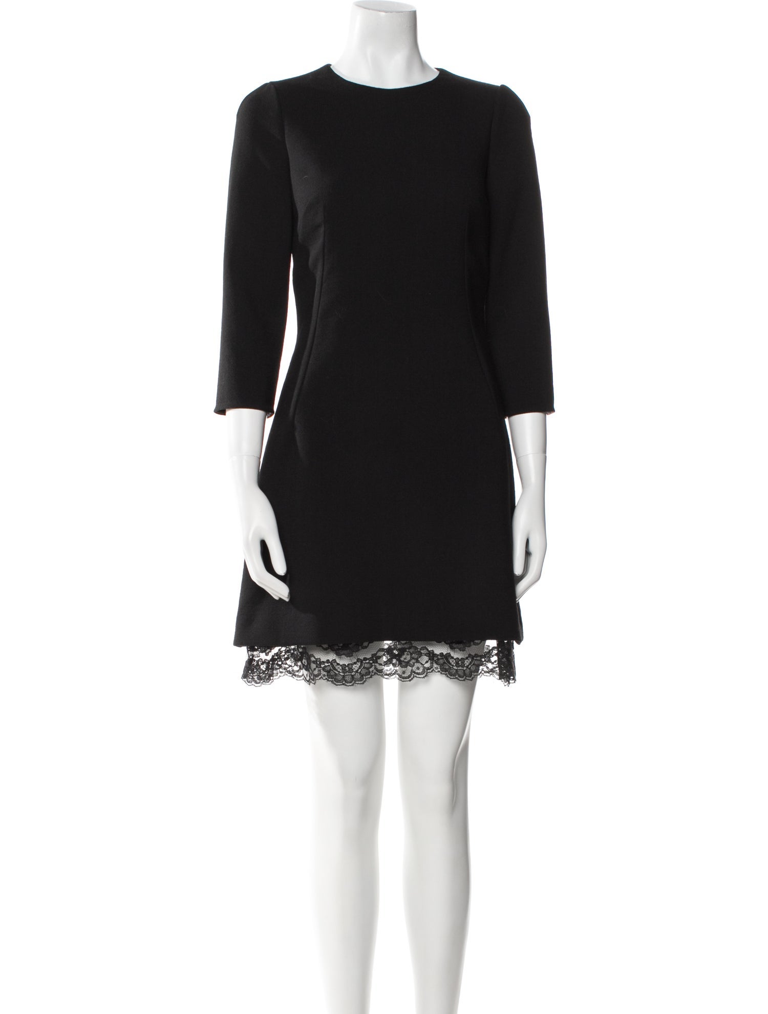 Dolce & Gabbana Virgin Wool Mini Dress