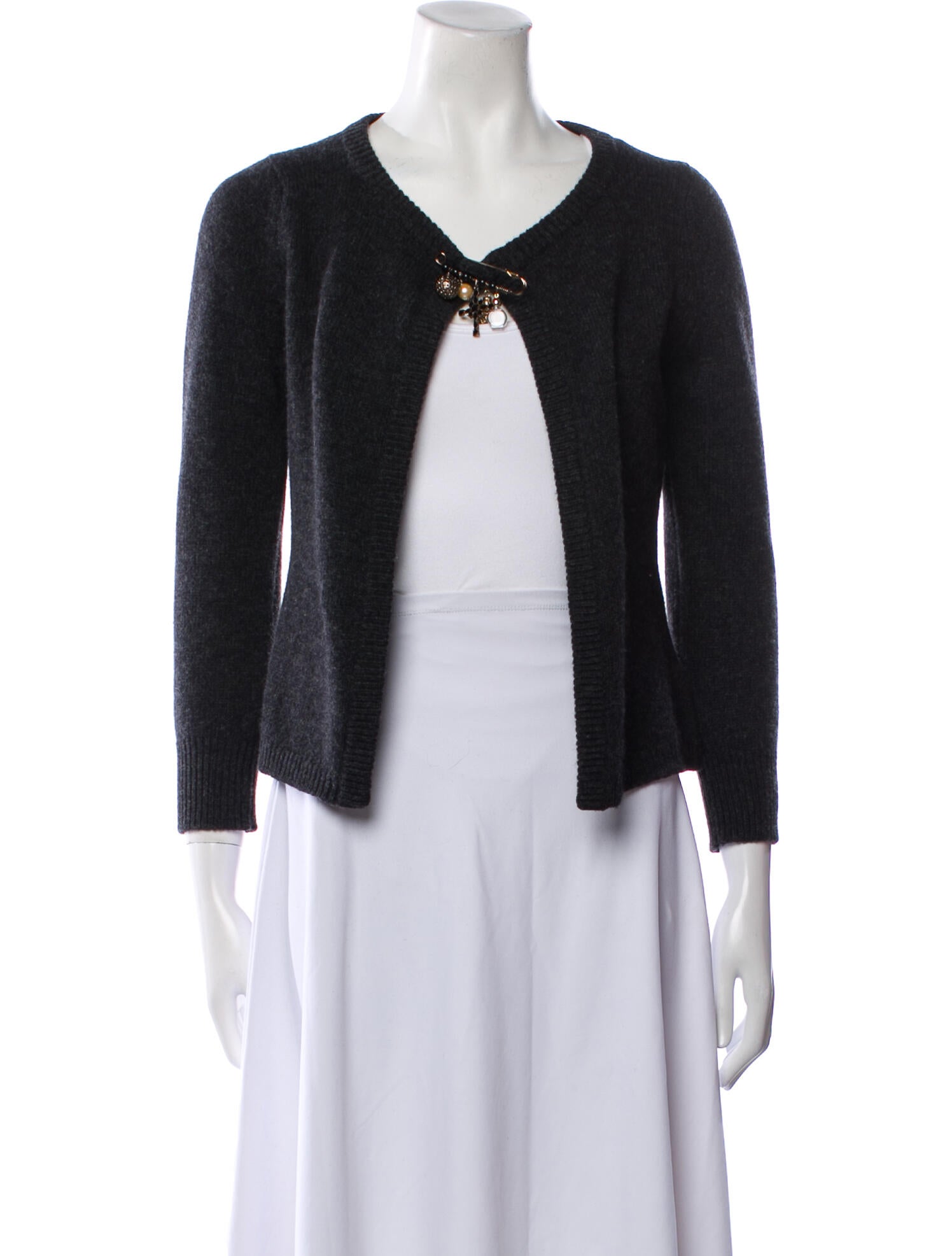 Dolce & Gabbana Virgin Wool Scoop Neck Sweater