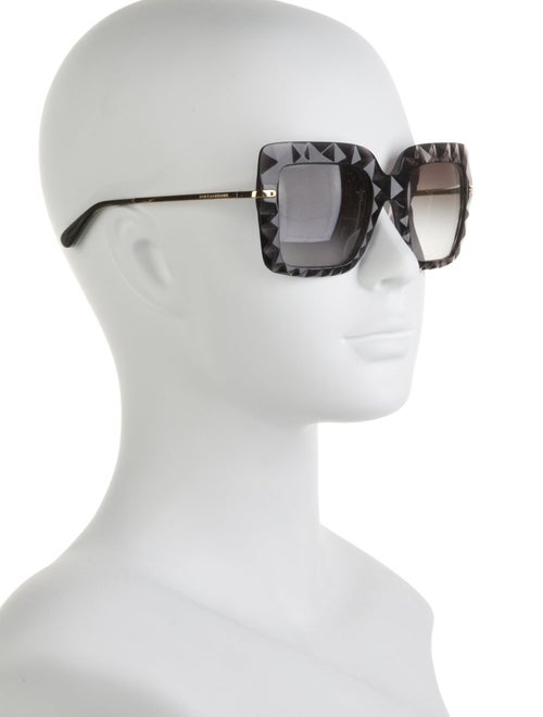 Dolce & Gabbana Oversize Gradient Sunglasses