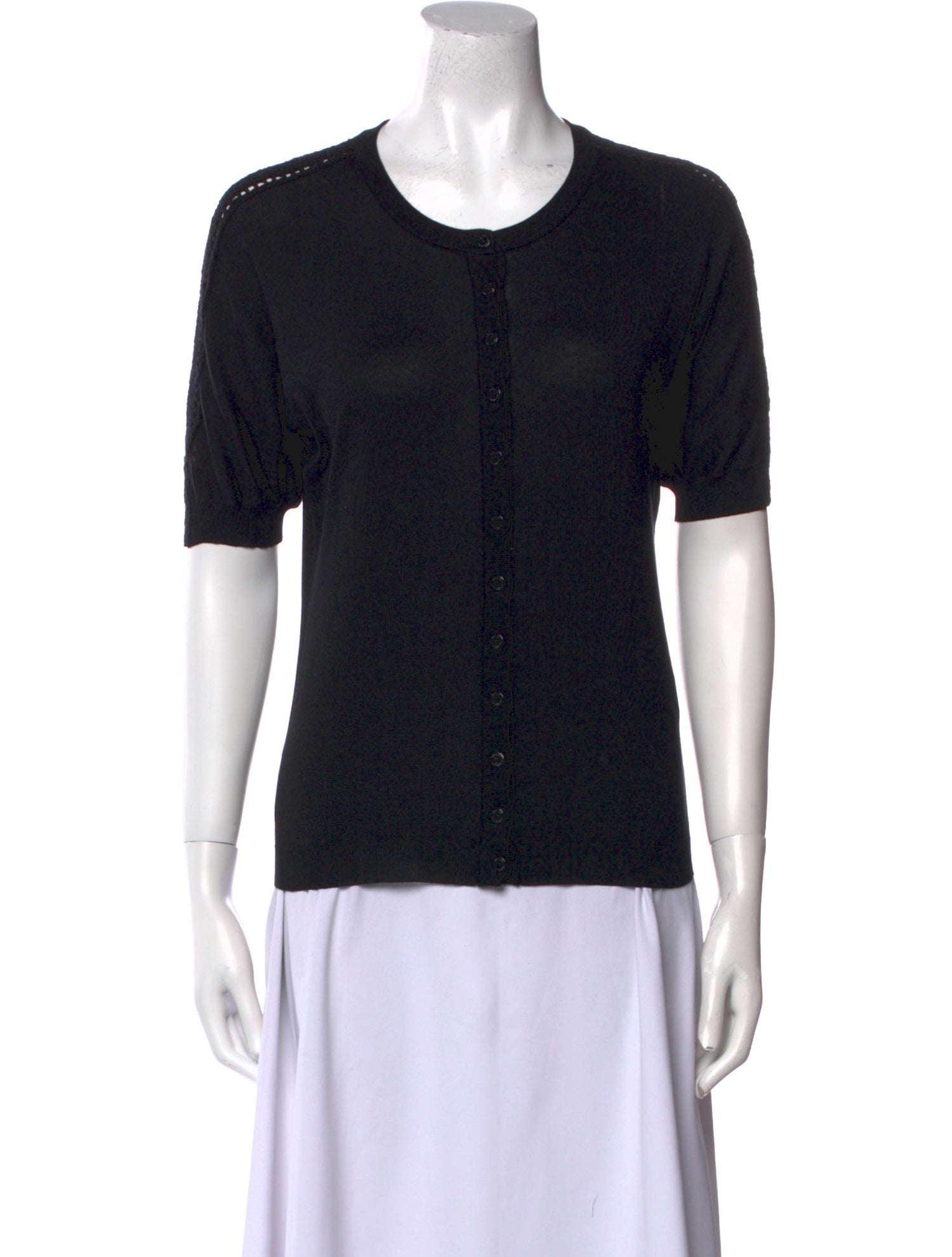 Dolce & Gabbana Silk Crew Neck T-Shirt