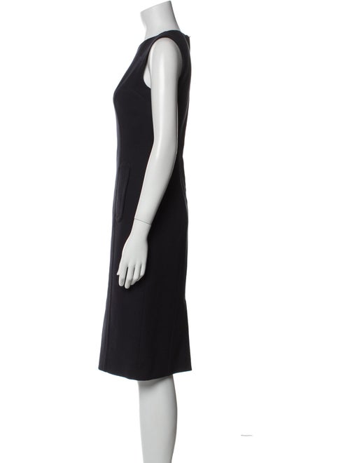 Dolce & Gabbana Virgin Wool Midi Length Dress