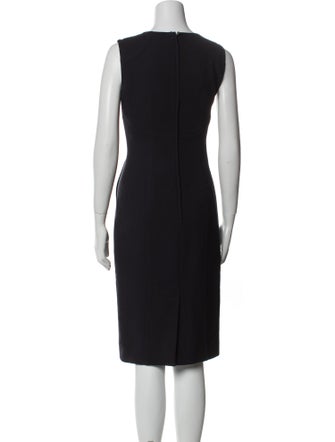 Dolce & Gabbana Virgin Wool Midi Length Dress