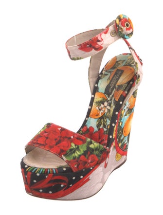 Dolce & Gabbana Printed Sandals