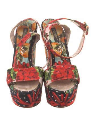 Dolce & Gabbana Printed Sandals