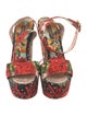Dolce & Gabbana Printed Sandals