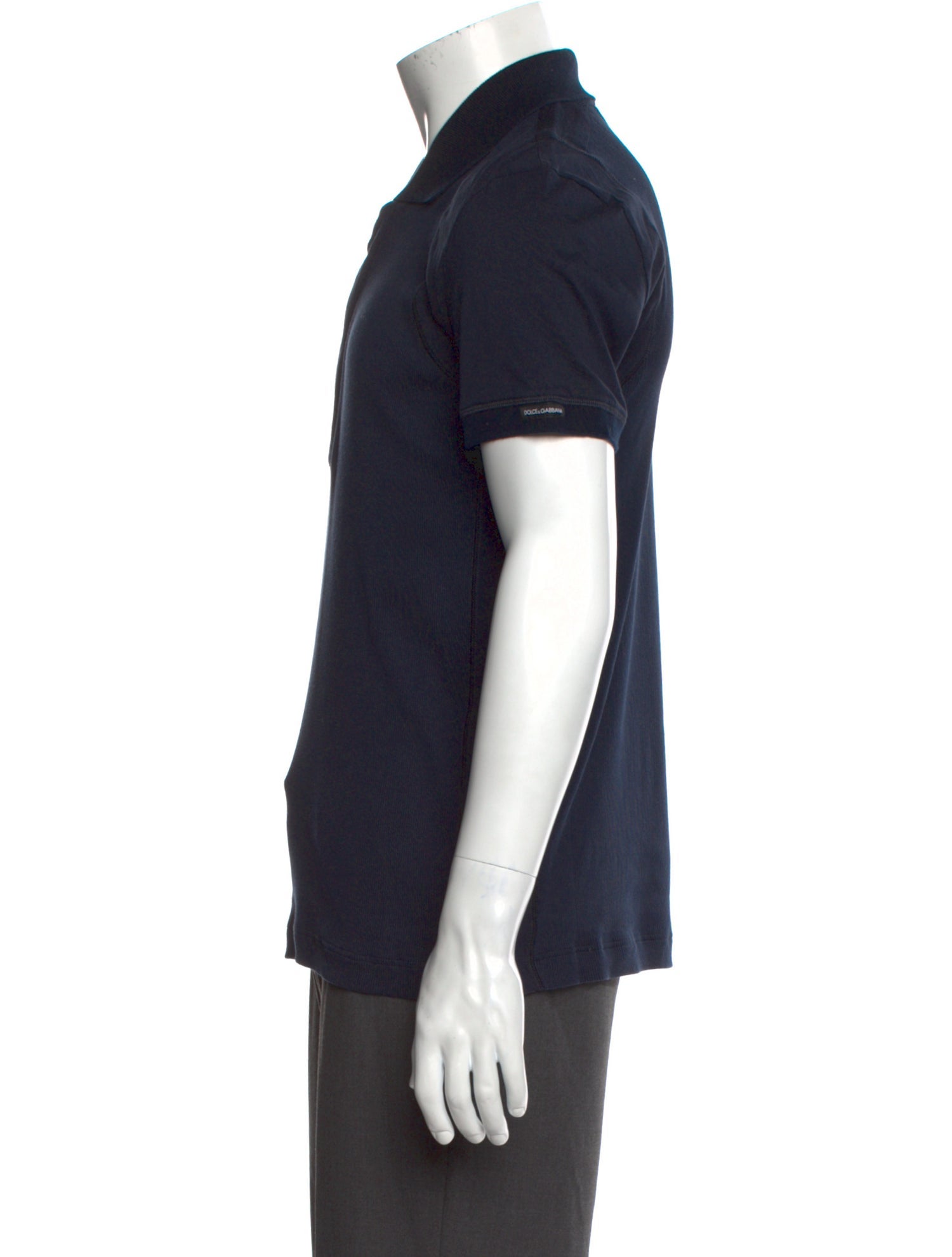 Dolce & Gabbana Collar Short Sleeve Polo Sweater