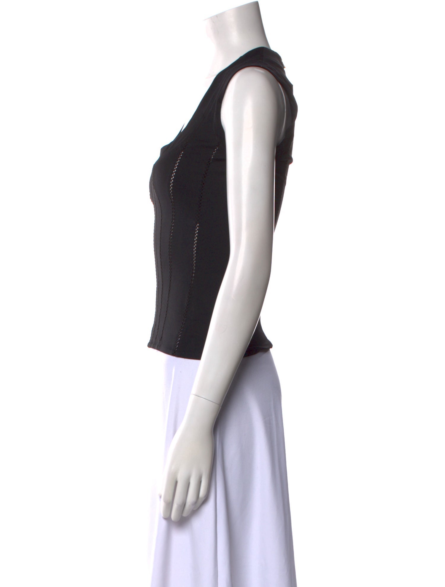 Dolce & Gabbana Vintage Square Neckline Crop Top