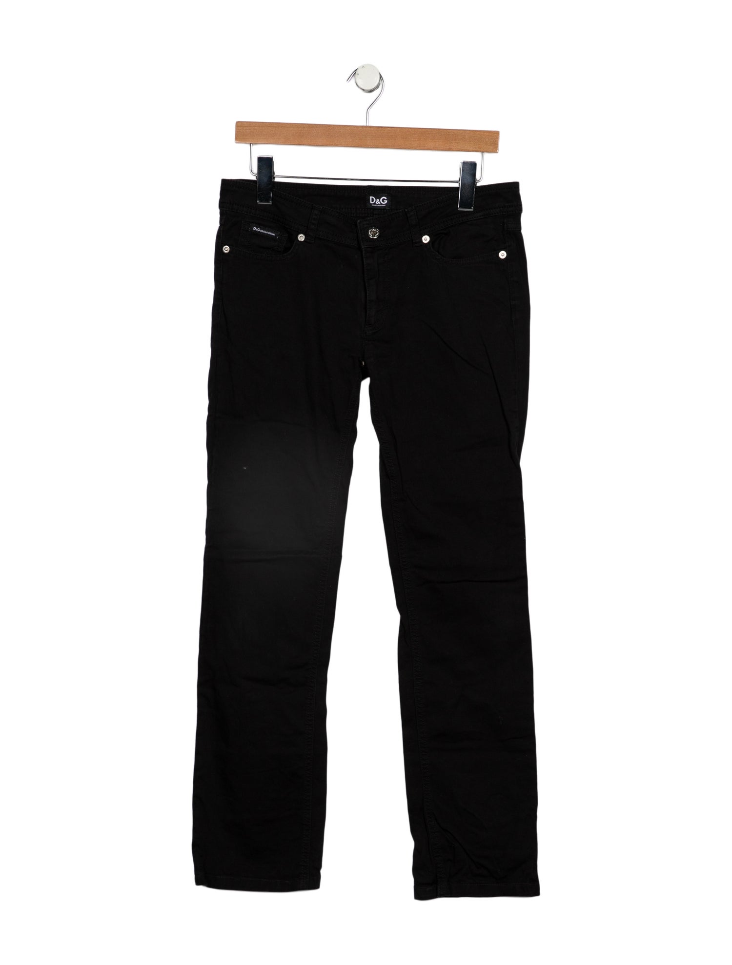 D&G Mid-Rise Straight Leg Jeans