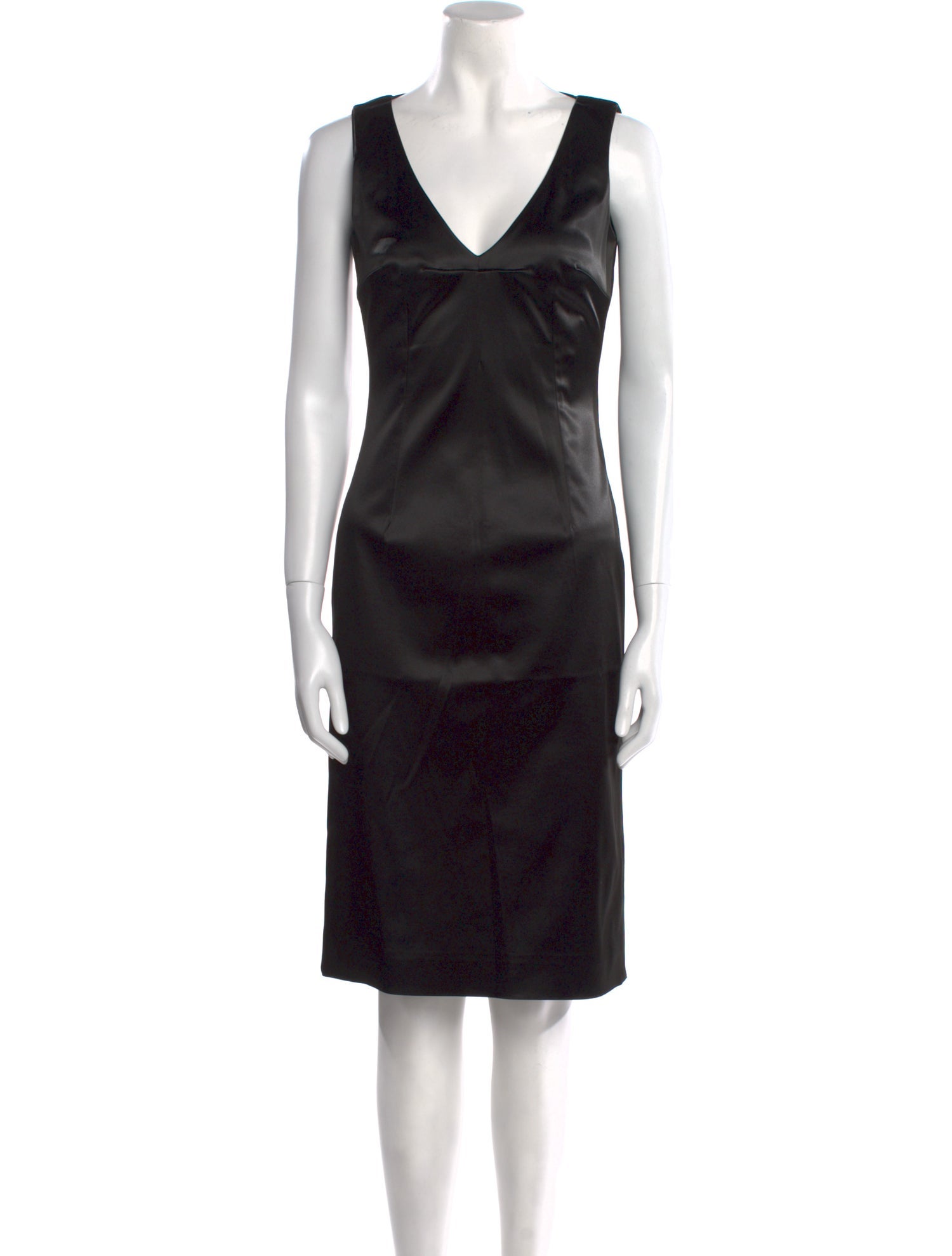 Dolce & Gabbana V-Neck Knee-Length Dress