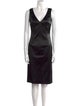 Dolce & Gabbana V-Neck Knee-Length Dress