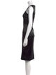 Dolce & Gabbana V-Neck Knee-Length Dress