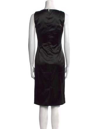 Dolce & Gabbana V-Neck Knee-Length Dress