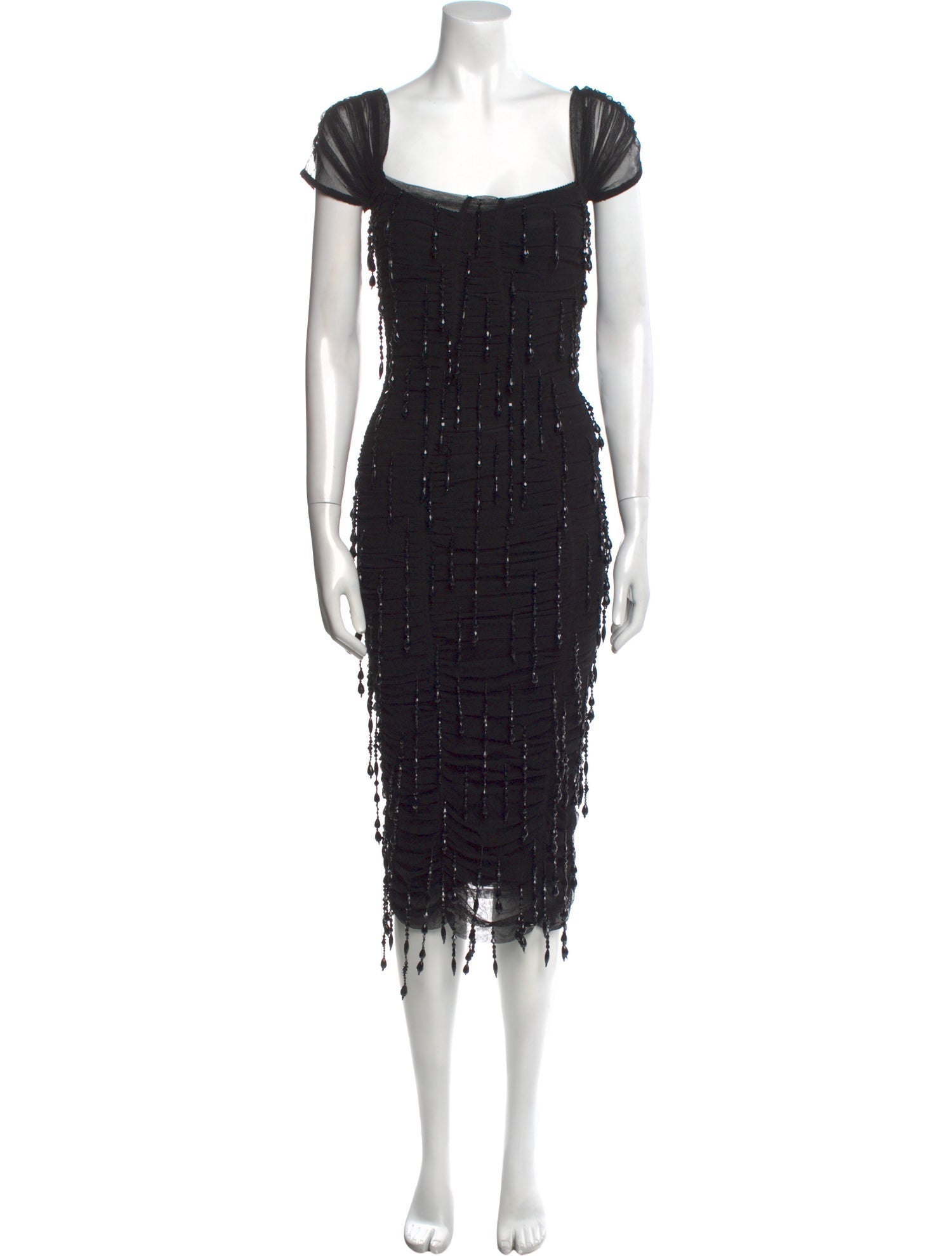 Dolce & Gabbana Mesh Midi Length Dress