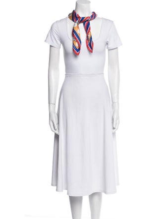 Dolce & Gabbana Festival Quadri Silk Scarf