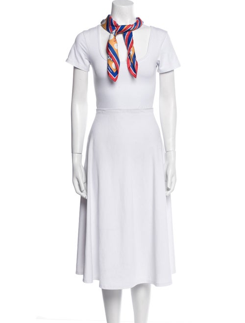 Dolce & Gabbana Festival Quadri Silk Scarf