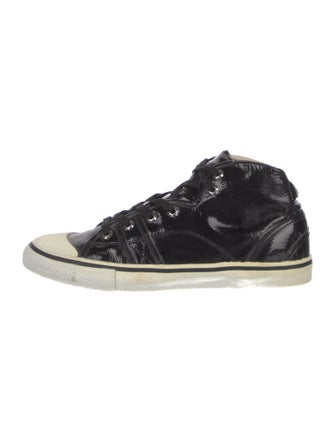 Dolce & Gabbana Patent Leather Sneakers