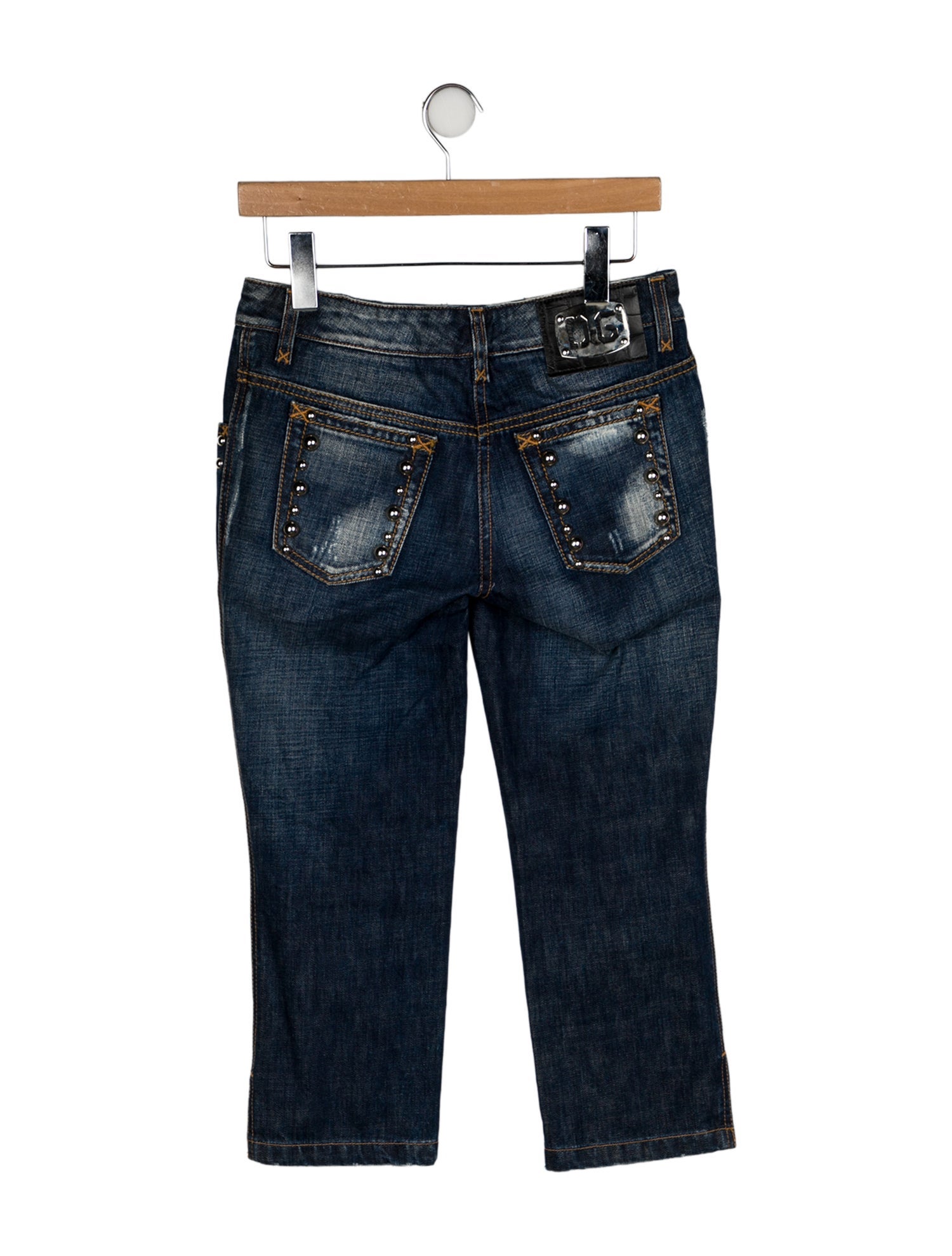 Dolce & Gabbana Low-Rise Straight Leg Jeans