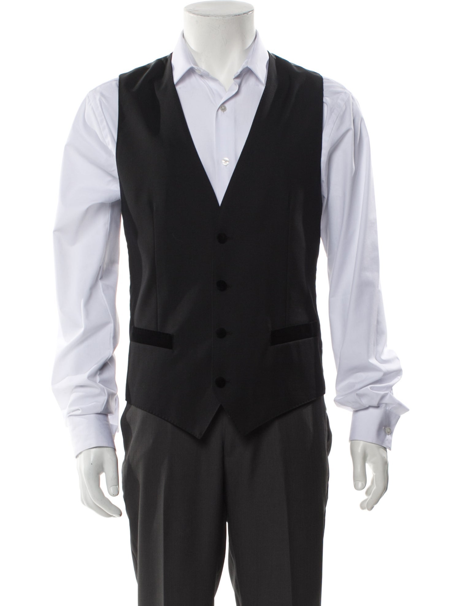 Dolce & Gabbana Virgin Wool Suit Vest