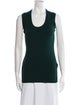 Dolce & Gabbana Virgin Wool Scoop Neck Top