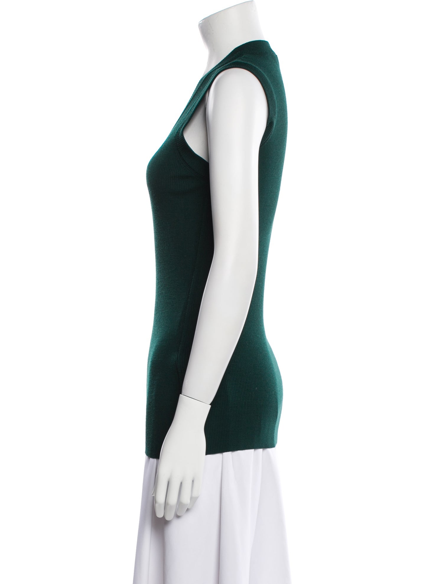 Dolce & Gabbana Virgin Wool Scoop Neck Top