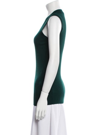 Dolce & Gabbana Virgin Wool Scoop Neck Top