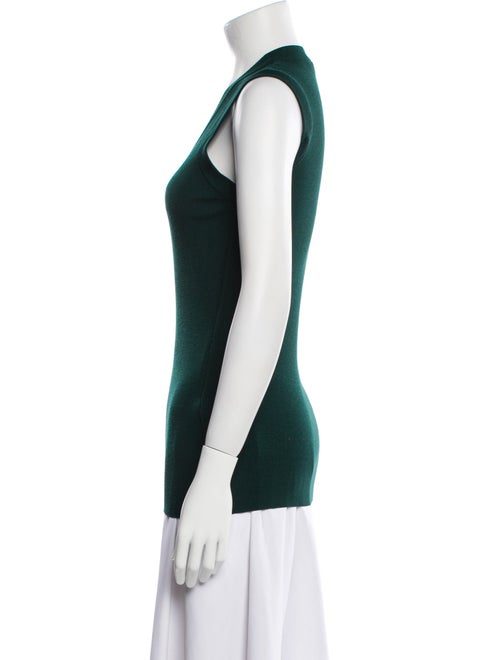 Dolce & Gabbana Virgin Wool Scoop Neck Top