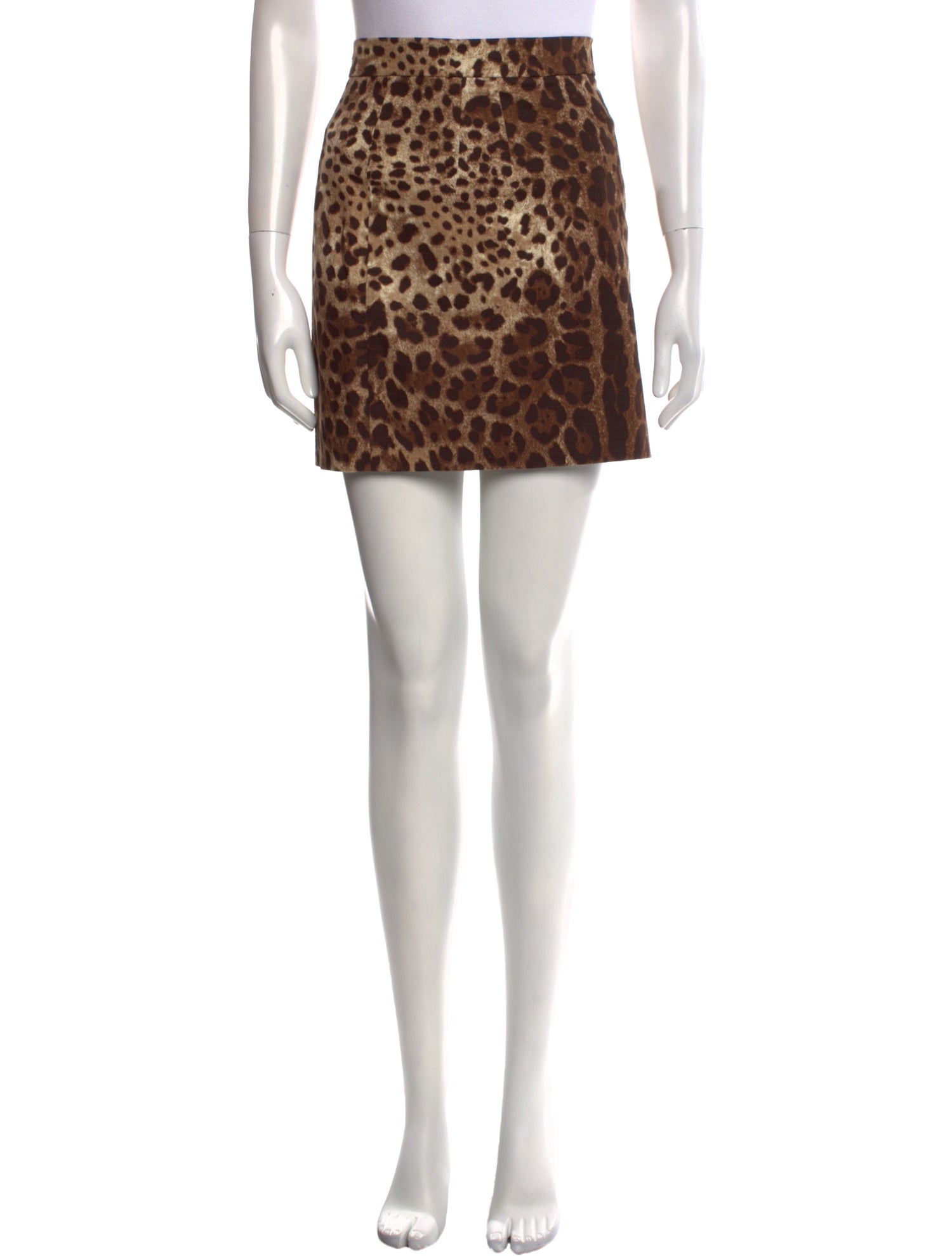 Dolce & Gabbana Animal Print Mini Skirt