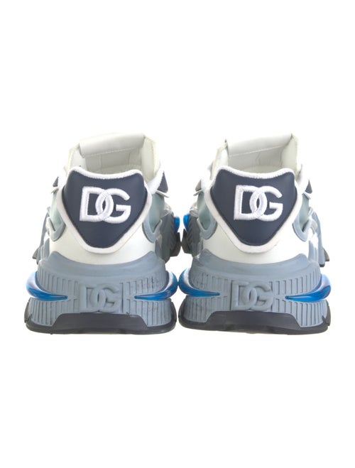 Dolce & Gabbana Leather Colorblock Pattern Sneakers