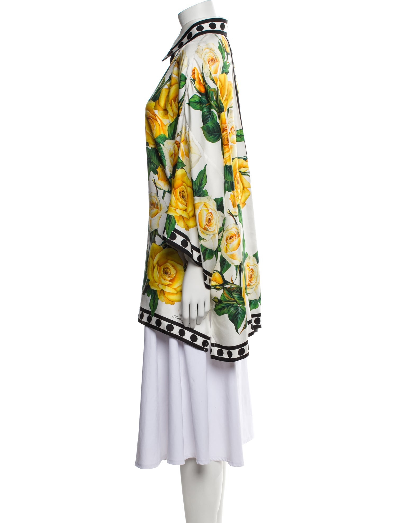 Dolce & Gabbana Printed Long Sleeve Tunic